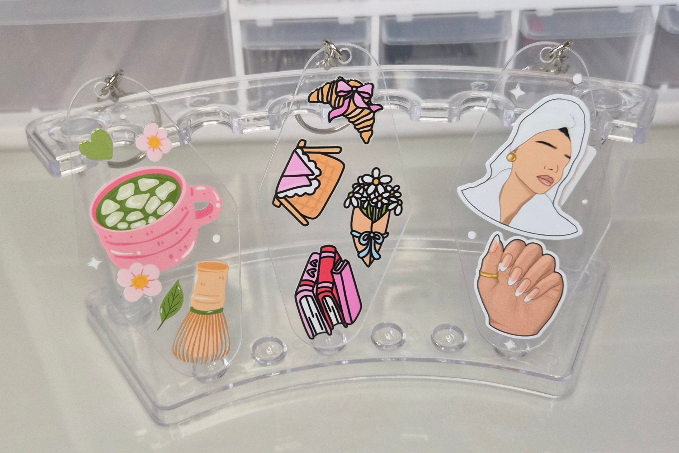 Cutesy Acrylic Keychain 1.0