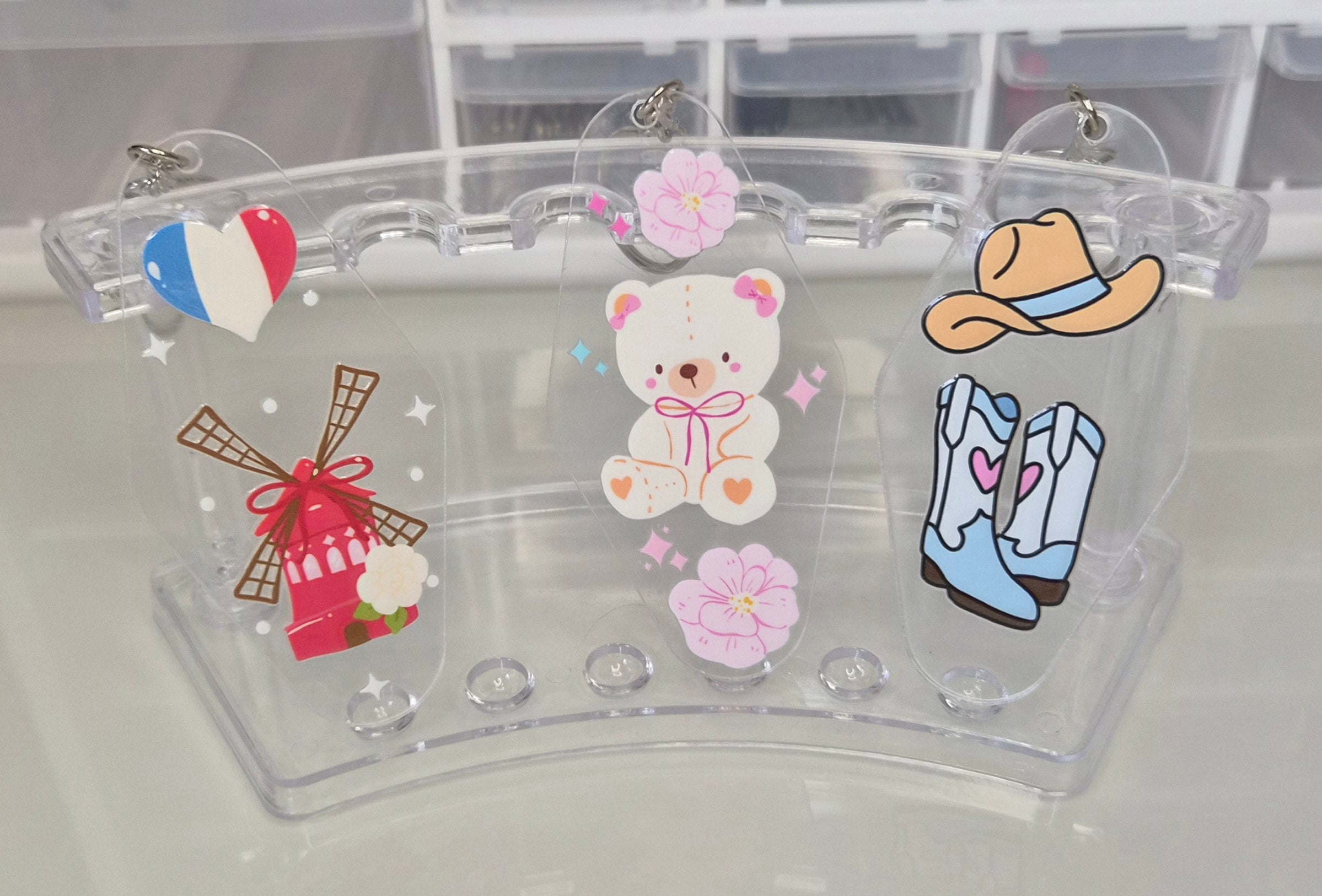 Cutesy Acrylic Keychain 1.0